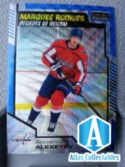 2020-21 OPC Platinum #174 Alexander Alexeyev Marquee Rookies Blue Surge